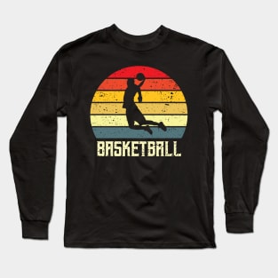 basketball vintage Long Sleeve T-Shirt
